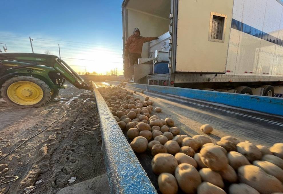 A new start to the 2022 potato season. Photo courtesy Nick Ploeg.