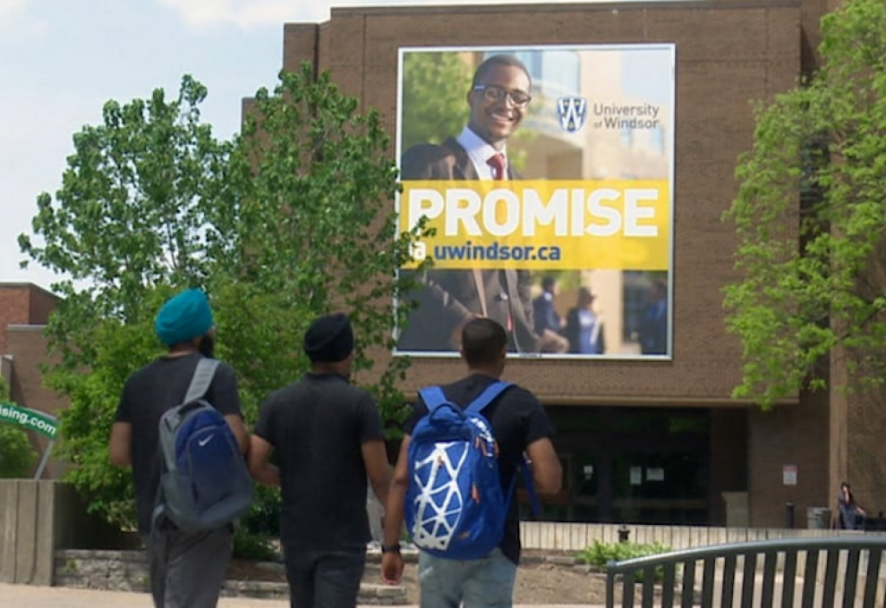 University of Windsor billboard