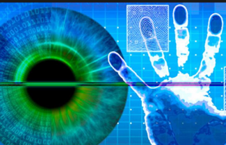 biometrics iris scan handprint