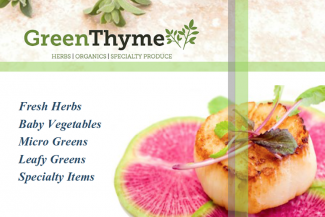 Green Thyme Herbs poster