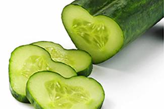 One of the differentiating products of Doef’s Greenhouses Ltd. is a mini-heart cucumber that’s made possible with plastic moulds for five days on the developing cucumber.