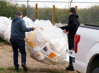 Cleanfarms collects empty pesticide and fertilizer jugs to recycle.