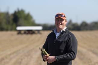 Asparagus grower Mike Chromczak is the chair of the newly formed Environment and Climate Change Section at the Ontario Fruit and Vegetable Growers’ Association. He farms at Brownsville, Ontario.