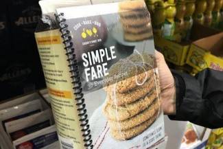 Product with recipe booklet included